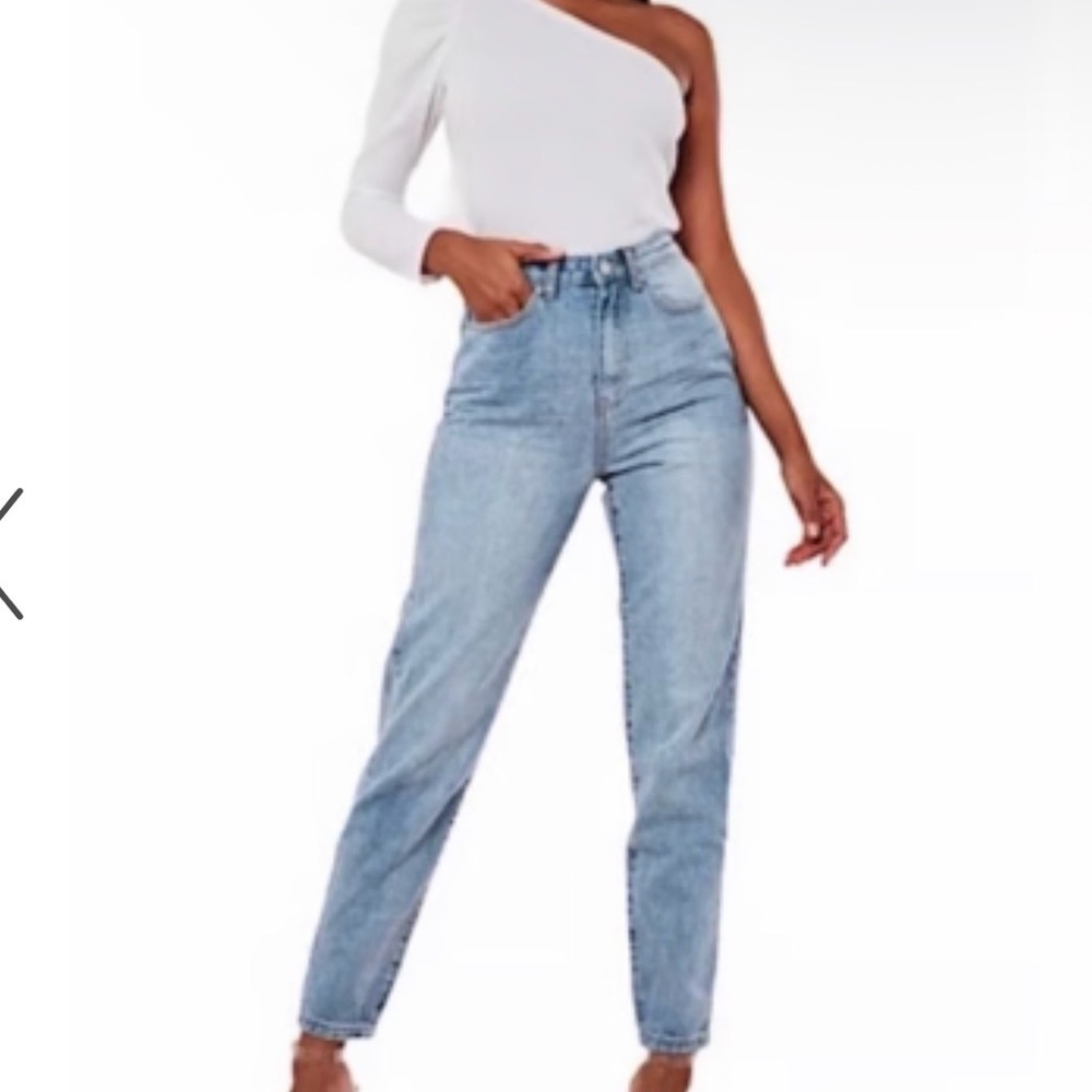 Missguided Light Blue High Rise Women's Jeans